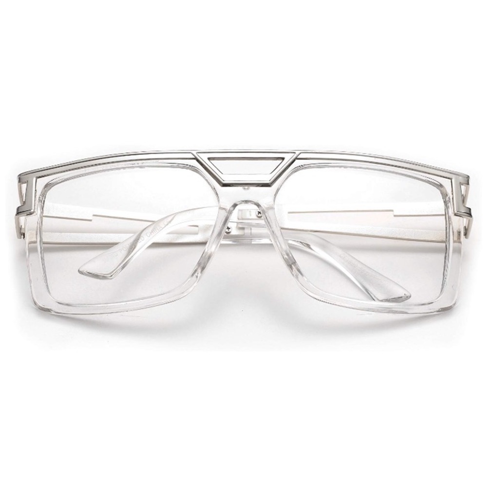 MEN’S Retro Clear & Silver Gazelle Glasses *NEW*